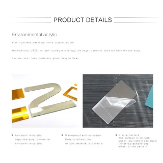 Adesivo Espelho Acrílico Grande Relógio de Parede 3D Tamanho DIY - Silver