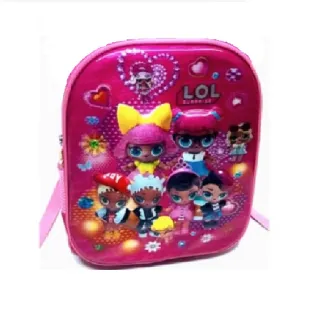 Impermeável Mochila Infantil Bichinhos Animais Zoo Escolar Menino Menina Resistente - Frozen Rosa 2