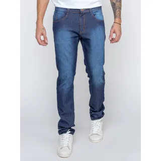 Ótima Qualidade Calça Masculina Skinny Preta Rasgado Elastano 36/48 - preta lise