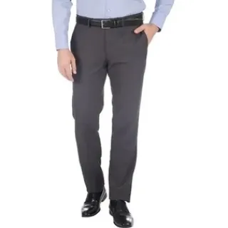 Cores disponíveis: Calça Social Masculina em Tecido Premium - cinza chumbo