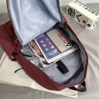 Mochila Unissex Grande com Estojo - Capacidade Impermeável - pink com estojo