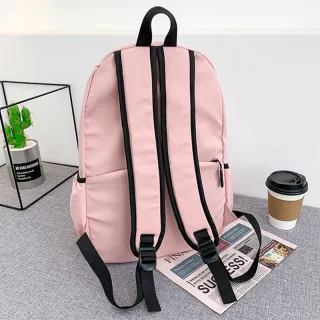 Mochila Escolar Unissexo Feminina com Estampa de Trevo - Ideal para Meninos e Meninas - Azul