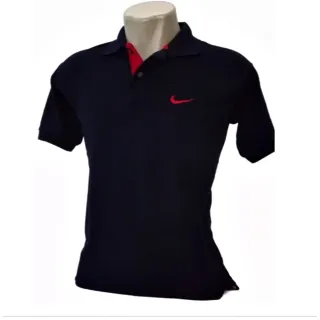 Polo Masculina Kit 3 Camisas - Grandes Marcas, Cores Variadas - Informe apos a compra