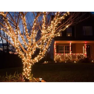 Fio de led pisca pisca natal 100 leds 9m 8 funções - branco colorido azul rosa vermelho verde roxo - Roxo