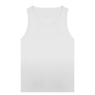 Camiseta Cavada Masculina Algodão 100% Tradicional Sem Mangas - Vermelha