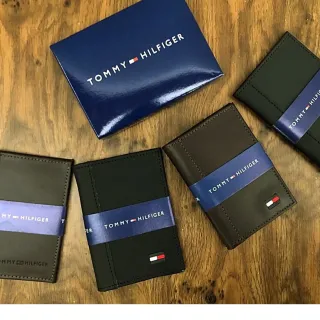 Carteira Masculina Varias Marcas Couro Legitimo RG-CNH - OKLY PRETA CARIMBO