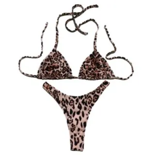 Biquíni Feminino Asa Delta Fio Dental Neon Laranja e Rosa - BIQUINI  AZUL