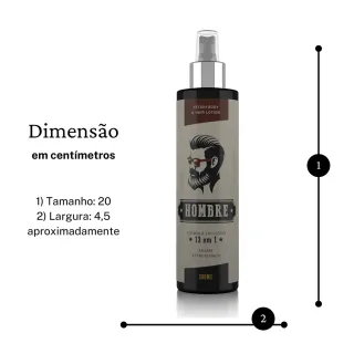 Creme Hidratante Masculino Cheiroso Fórmula Exclusiva Hombre - Único