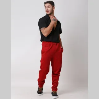 Vermelho Calça P. Roma Santo Luxo Man Masculina - 44 - GG