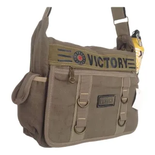 Lona Bolsa Carteiro - Desconto Online - Marrom