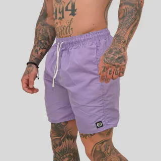 Bermudas Masculinas Neon Moda Praia Verão Mauricinho - Azul Bic