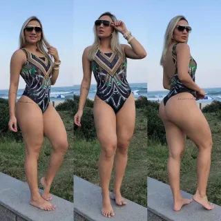 Maio Feminino Estampado Cavado Suplex Zig Zag Girassol - Preto Liso