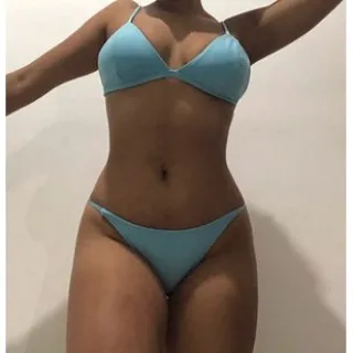 Alça Regulável Biquíni com Bojo Removível Tamanho Único - Azul Marinho