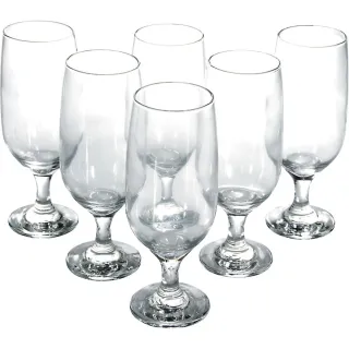 Nadir Floripa - Conjunto com 6 Taças de Cerveja 300ml - Transparente
