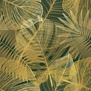 Parede Adesivo Floral Costela De Adão Verde - Autocolante 1m x 50cm - Único