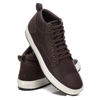 Couro Sapatenis Poseidon Cano Médio 135 Pronta Entrega - Preto