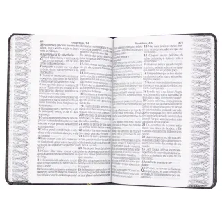 Bíblia Luxo Preta | King James | Letra Hipergigante | BKJ - Único