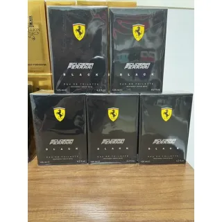 125ml Perfume Scuderia Ferrari Black | Original e Lacrado - Único