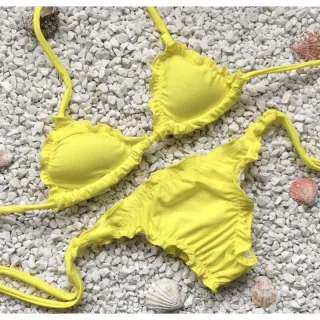 Fio Dental Biquíni Cortininha Feminino Empina Bumbum Amarração Bojo Removível - Zebra