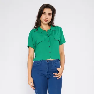 Blusa Manga Curta - SL003 - Verde