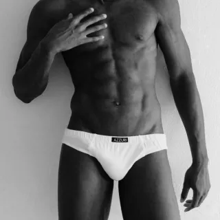 AzzuriUnder Cueca Slip Algodão Kit 05 Unidades - Azul Marinho