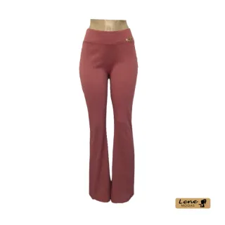 Calça Adulto Flare de Tecido Grosso com Bolso - Cinza