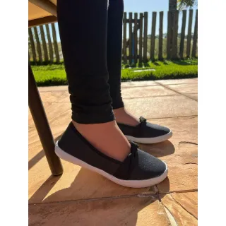 Promoção Sapatilha Feminina Lacinho Tênis Modelo nol Super confortável