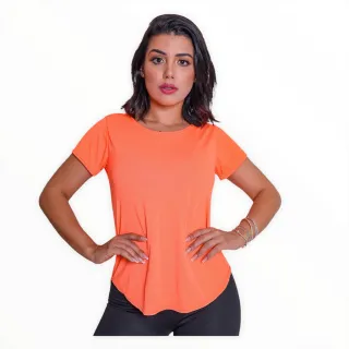Blusa Dry Fit Feminina 100% Poliamida para Academia - T-shirt