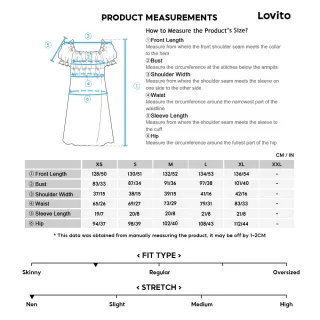 Vestido Vintage Estampa Floral Amarração Manga Bufante Lovito L16D045 (Bege) - Série Bege (Básico Cor)