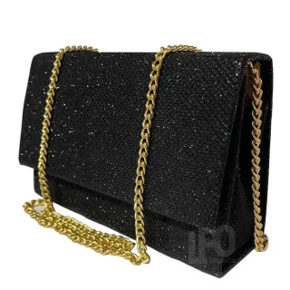 Bolsa Feminina Transversal para Festa Casamento Evento com Corrente