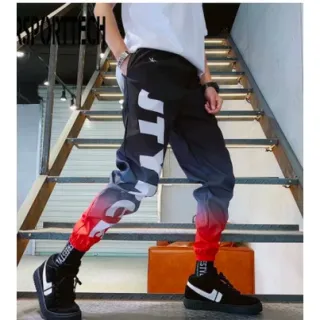 Calças Masculinas Streetwear Cargo Hip Hop Joggers - K2
