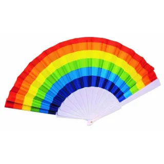 Decoração para Festa: Leque Colorido Arco-íris de 50x - Compre Online na Raryel - 50