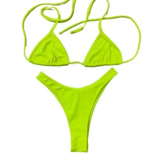 Promoção Biquíni Fio Dental Asa Delta Cortininha - Modelos Foto Original - Preto