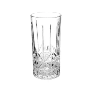 6 Peças de Copos de Vidro Requinte, Jogo de 370ml - Único
