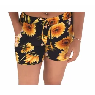 Estampado Viscose Feminino Shorts Kit 5 - EXG