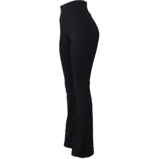Cós Alto Calça Flare Feminina Boca de Sino Bailarina - Cirre preto