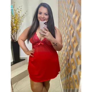 Liganete Plus Camisola Lisa Em - Vermelho