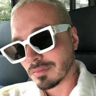 Óculos de Sol Masculino Quadrado Retro Degradê - Armação Grande - Pink