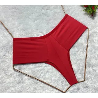 Calcinhas Conforto Fio Duplo Pala Alta Tanga Kit 3 ref 323 - Variadas