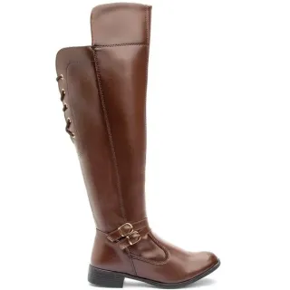 Promoção Outono Inverno: Bota Montaria Cano Alto Dona Beja! - Preto