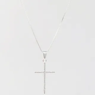 Pingente de Prata com Pedra Preciosa - Colar Feminino Elegante - G