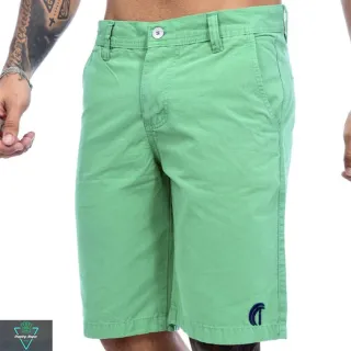 Bermuda Masculina Verde Sarja Tradicional - Icari Fashion - 42