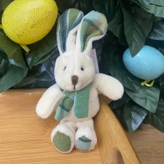 Pelúcia Coelhinho de Páscoa Ovo Decoração - Várias Cores e Estampas - Rosa/Corações