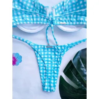 Meia Taça Biquíni (Fio Dental) - Zebra rosa neon