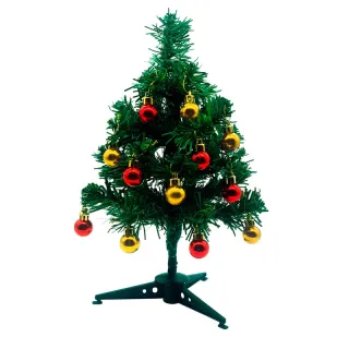 Enfeites para Árvore de Natal - 25 Galhos e 30cm - Vermelho