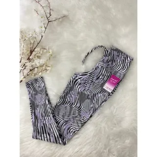 Legging com cordinha P e M - Estampas Variadas - Rosa neon símbolo