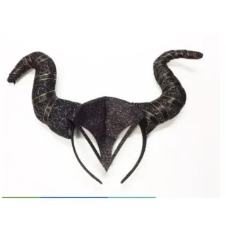 Fantasia Cosplay Malévola Arco Chifre Halloween Carnaval - Único