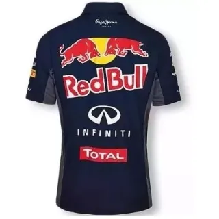 Camisa Masculina Red Bull Formula 1 F1 RBR Polo - Branco