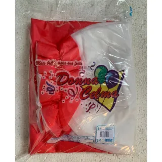 Toalha de TNT com babado para decoração de festa de aniversário - Verde Limao/Marrom