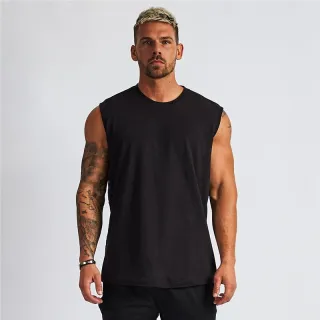 Camisa de Compressão Regata Masculina para Musculação e Fitness - white